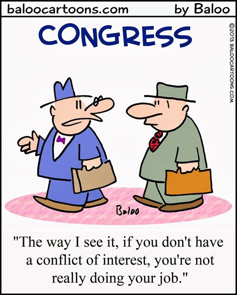 Baloos Cartoon Blog Conflict Of Interest Cartoon