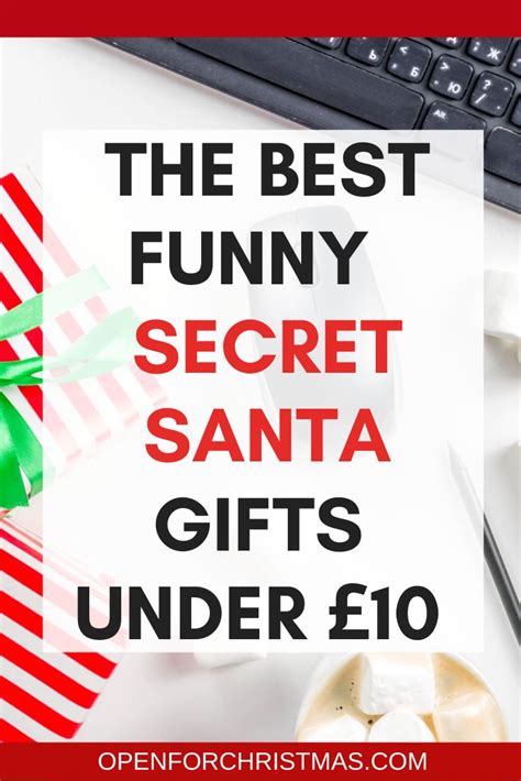 Best And Funny Secret Santa Ts Under £10 Christmas T Ideas