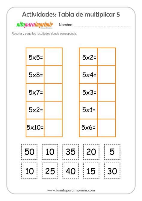 Control Tablas De Multiplicar Al Ficha Interactiva Topworksheets Images And Photos Finder