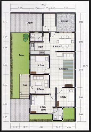 Desain rumah minimalis 2 lantai ukuran 6x7 youtube via youtube.com. Denah Rumah 3 Kamar Ukuran 6x12 Terbaik dan Terbaru ...