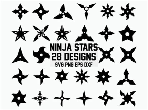 Ninja Star Svg Throwing Star Svg Ninja Svg Cut Files