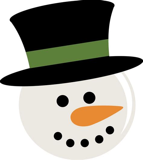 Ppbn Designs Snowman Face 050 Snowman