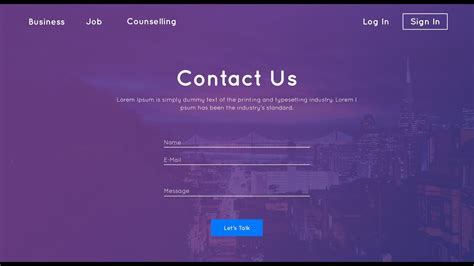 About Us Page Using Html And Css