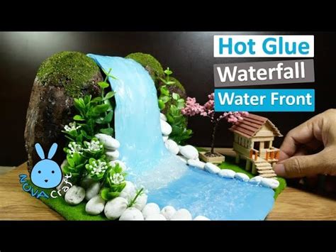 Diy Hot Glue Waterfall Tutorial Easy How To Make Diy Miniature Popsicle