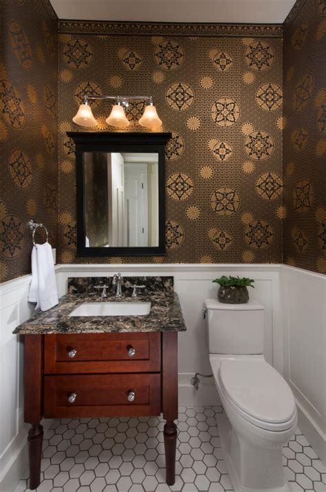 Cupertino Contemporary Home Transitional Powder Room