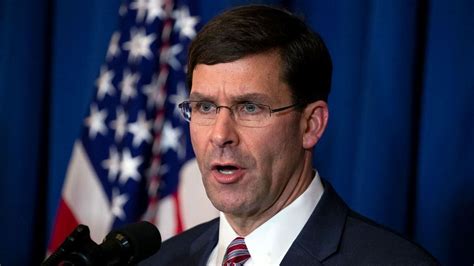Us Defense Secretary Esper Says No Decision To Leave Iraq