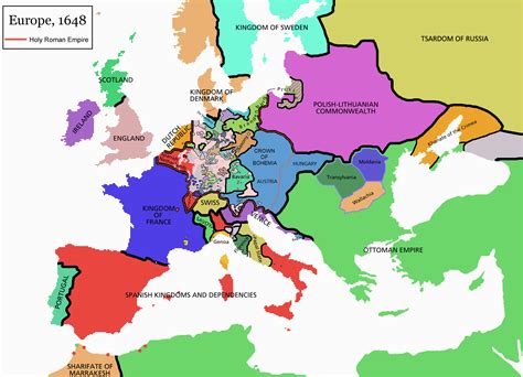 Europe In 1700 Map Secretmuseum