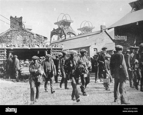 Miners Leaving The Pithead After The Expiration Of Their Strike