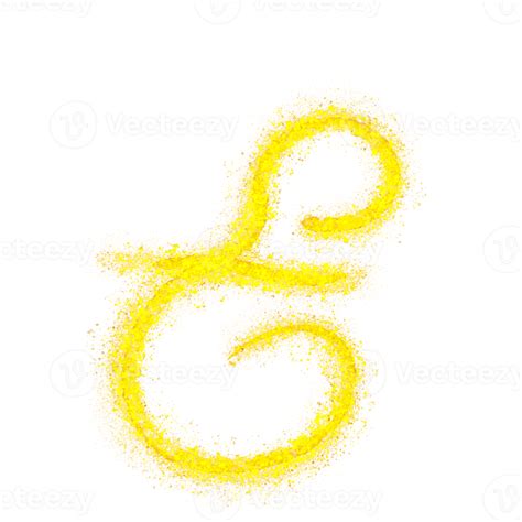 Free Gold Glitter Alphabet E 16775446 Png With Transparent Background