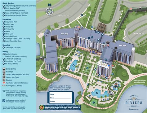 Disney Riviera Resort Map And Directions Aerial Map And Directions