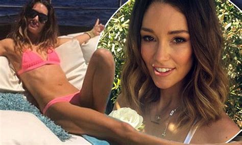 Erin Mcnaught Flaunts Her Washboard Abs In Skimpy Bikini On Instagram In Ibiza Daily Mail Online