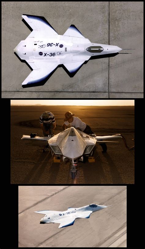 Boeing X 36 Successful Prototype Of Tailless Fighter Designed To