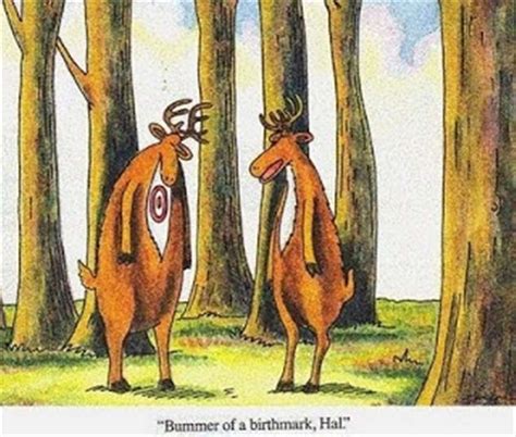 Pin By Marlyss Thiel On Deer Hunting Season Far Side Cartoons The