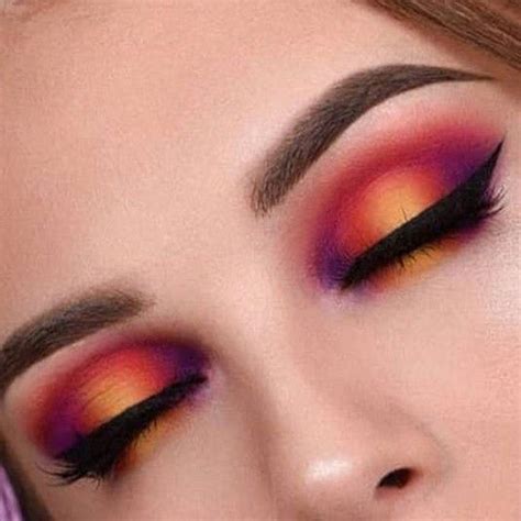 Amazing Magical Eye Makeup Ideas For Pretty Women Sunset Makeup Amazing Wedding Makeup
