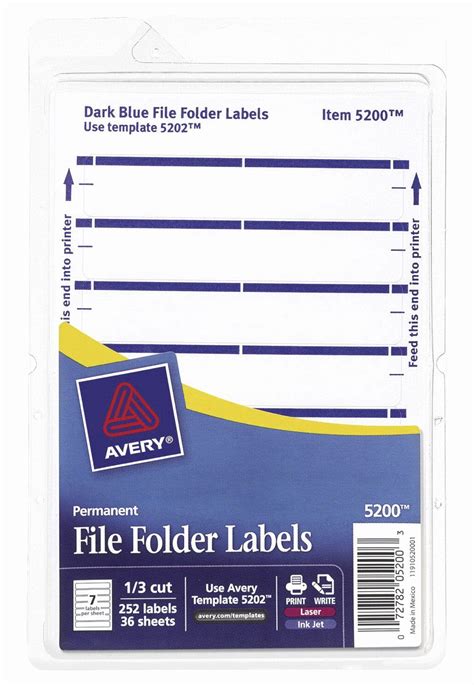 Make your own label designs with our label templates. Avery File Label Template Awesome File Folder Label School Specialty Marketplace in 2020 | Label ...