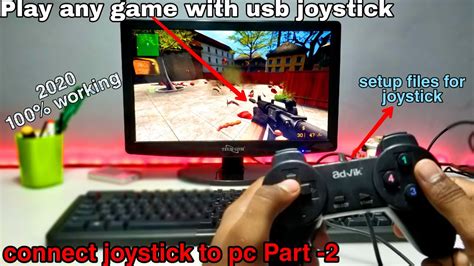 How To Play Any Game With Usb Joystick In Pc Connect Any Usb Joystick