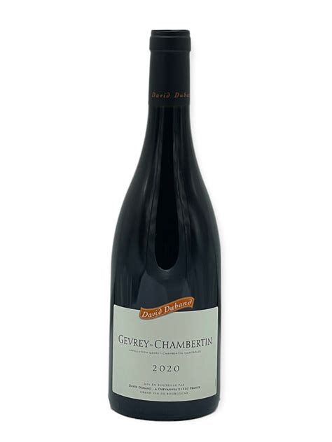 Domaine David Duband Grand Cru Chambertin 2020 Rood 75cl Shopbe