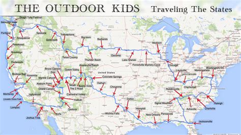 The Outdoor Kids Traveling The States