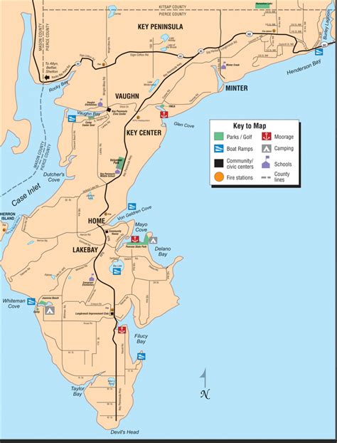 Key Peninsula Area Map Key Peninsula Council