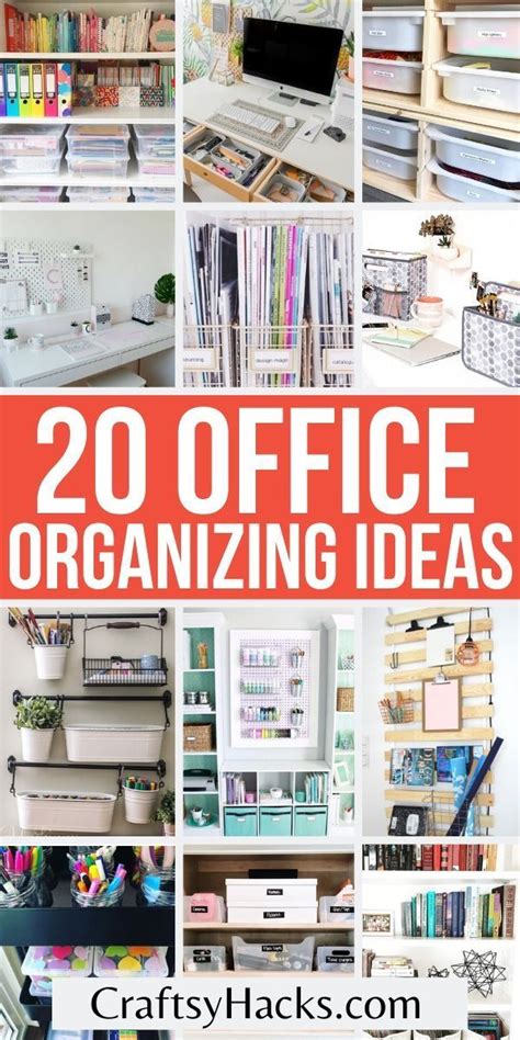 40 Creative Office Organization Ideas In 2021 Office Organization
