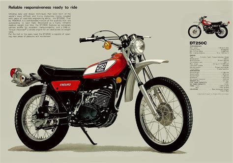 Мотоцикл Yamaha Dt 250 1976 Цена Фото Характеристики Обзор