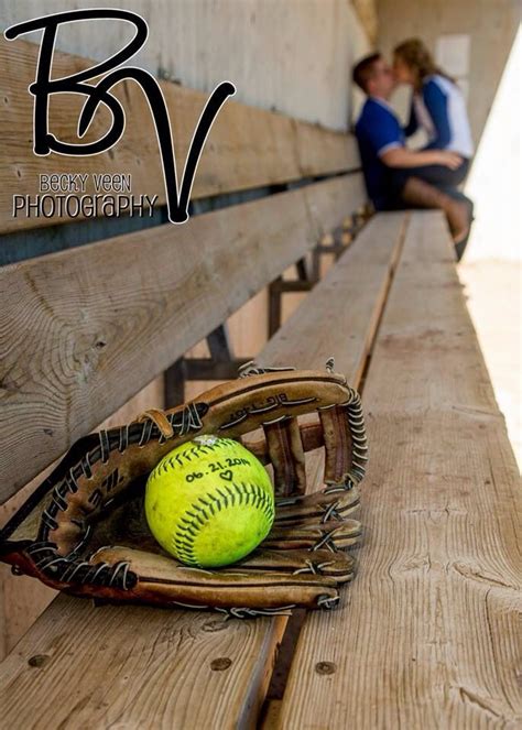 couple photo shoot ideas baseball theme becky veen photography baseball themed engagement