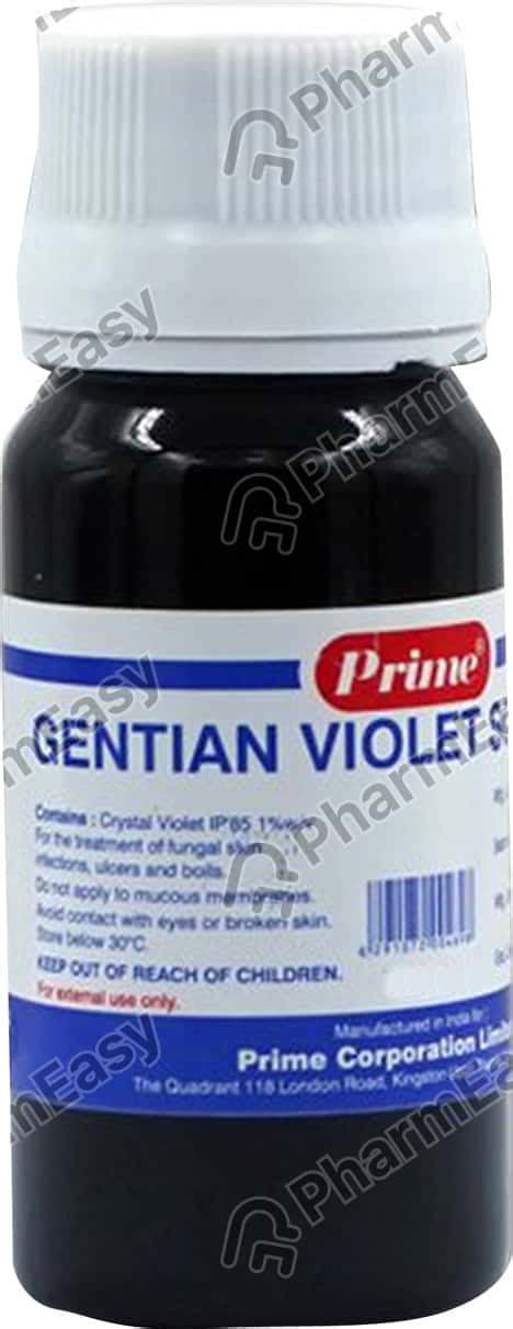 Buy Gentian Violet 1 Wv Liquid For Skin Application 30 Online At