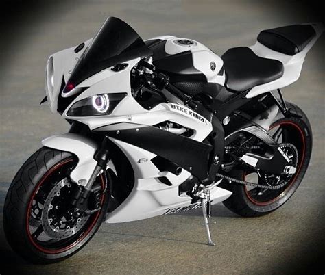 White Yamaha R6 Carros E Motos Motos Esportivas Motos