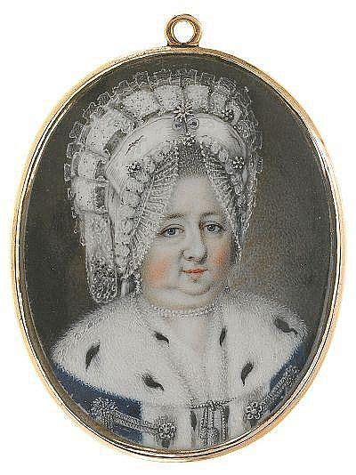 Sold Price A Portrait Miniature Of Empress Catherine The October 4
