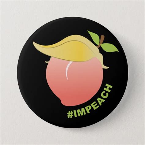 Impeach Trump Peach Button