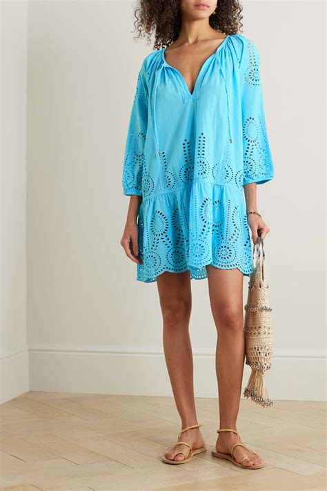 Melissa Odabash Ashley Broderie Anglaise Cotton Voile Coverup Net A