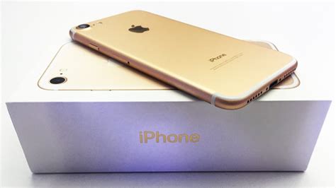 Apple Iphone 7 Plus Unboxing Iphone 7 Plus Gold Unboxing First Look