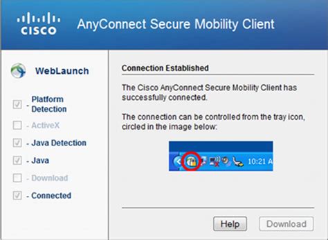 Note the cisco anyconnect secure mobility client will keep the reconnecting state after the cable of the wan interface on the server is plugged out and then is plugged in. Cisco AnyConnect Secure Mobility Client - Download