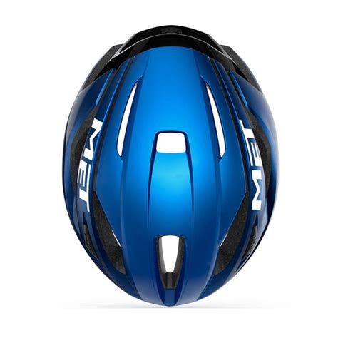 Met Strale Cycling Helmet Blue Metallic