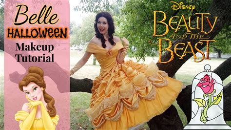 Disneys Belle Makeup Tutorial Halloween Look Youtube