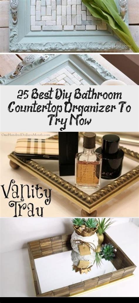 The supplies can really add up. 25 Best Diy Bathroom Countertop Organizer To Try Now ...