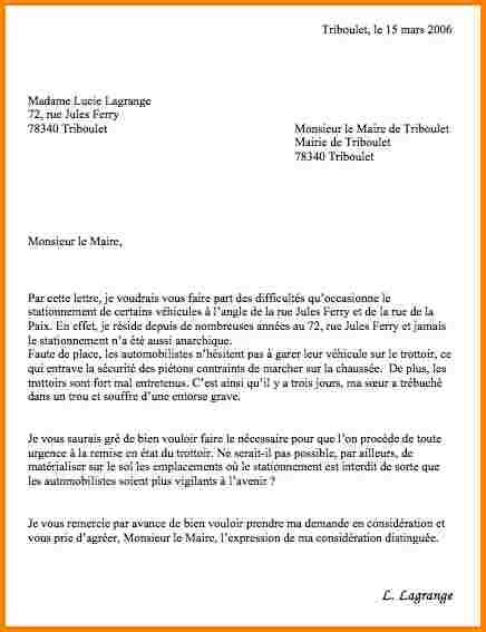 Letter Of Application Lettre Officielle Mod Le Formule De Politesse Hot Sex Picture