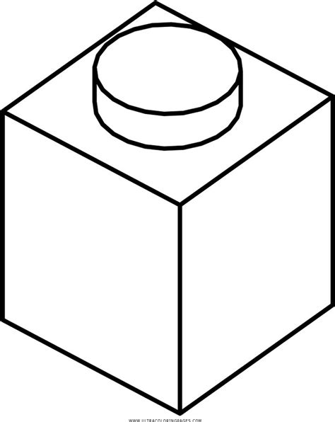 Lego Blocks Coloring Pages With Brick Page Ultra Optical Sketch