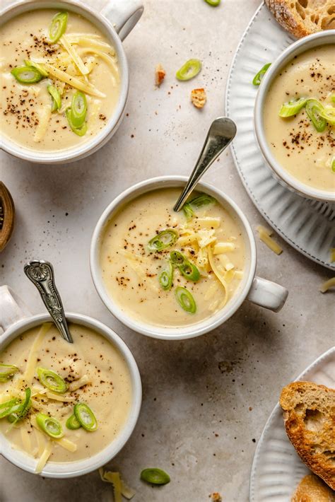 Creamy Roasted Cauliflower Soup Ambitious Kitchen Frontfluence