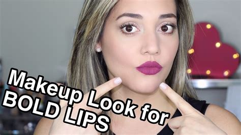 Bold Lip Makeup Look Wear Any Lip Color Youtube