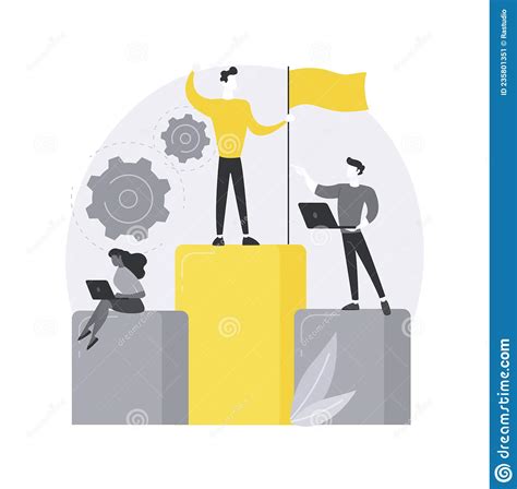 Business Leadership Abstract Concept Vector Illustration Stock Vector