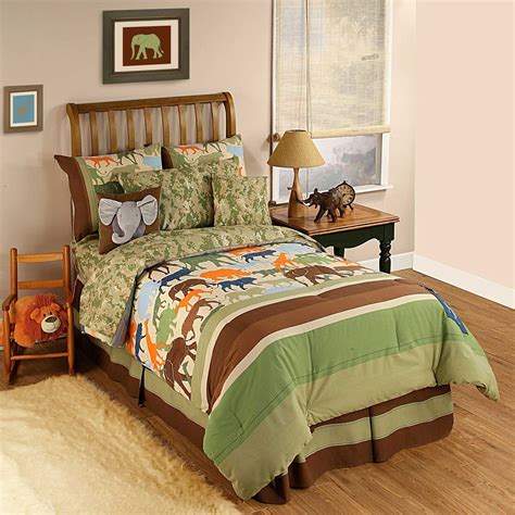 Comes with different colors and patterns. twin size bedding for little boys | 4pc Disney Safari ...