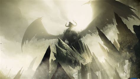 Wallpaper Sunlight Fantasy Art Dragon Darkness Wing Screenshot
