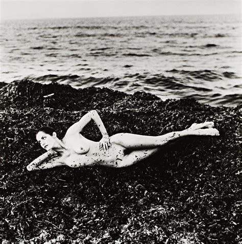 Helmut Newton Nude In Seaweed St Tropez Vintage Nude