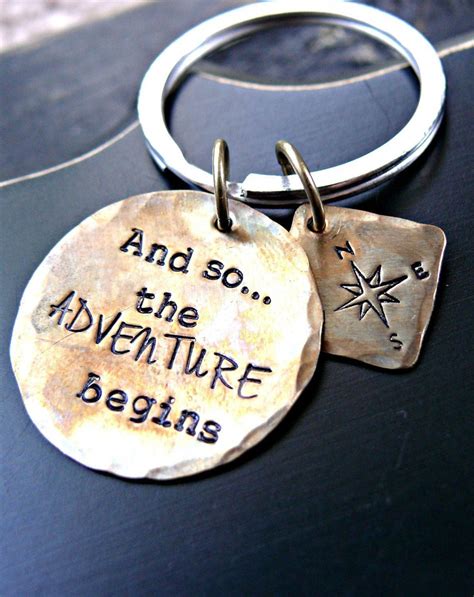 Graduating from college is no small feat. Pin by Candy McCain on homemade gifts | Compass keychain ...