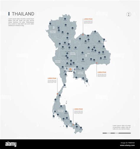 Grande Mapa De Administrativas Divisiones De Tailandia My XXX Hot Girl