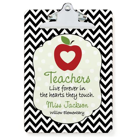 Don't forget about the teachers on your list! | Teacher clipboard, Gifts for teachers, Teachers