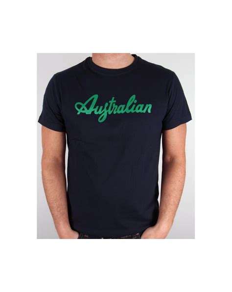 Australian By Lalpina Logo T Shirt Navycarriermade In Italy