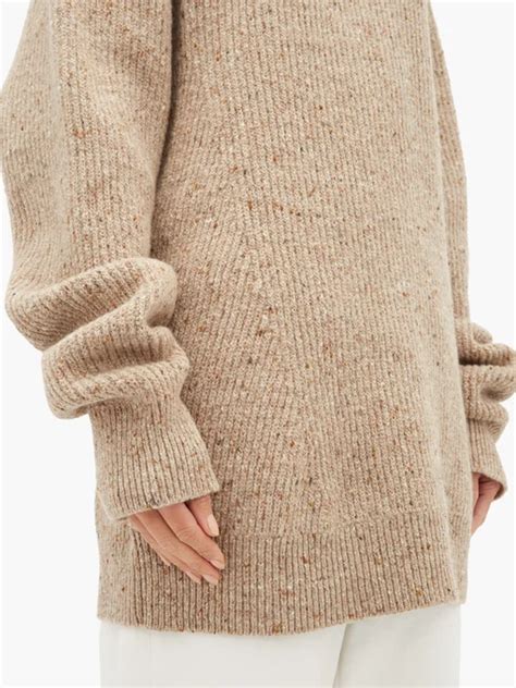 Oversized Marled Wool Blend Sweater Raey Matchesfashion Us With