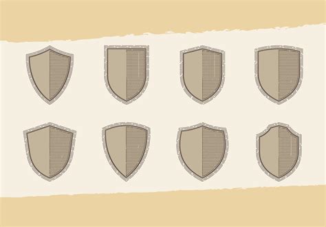Vintage Shield Collection 153221 Vector Art At Vecteezy
